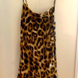 Cowl Neck Strap Slip Dress